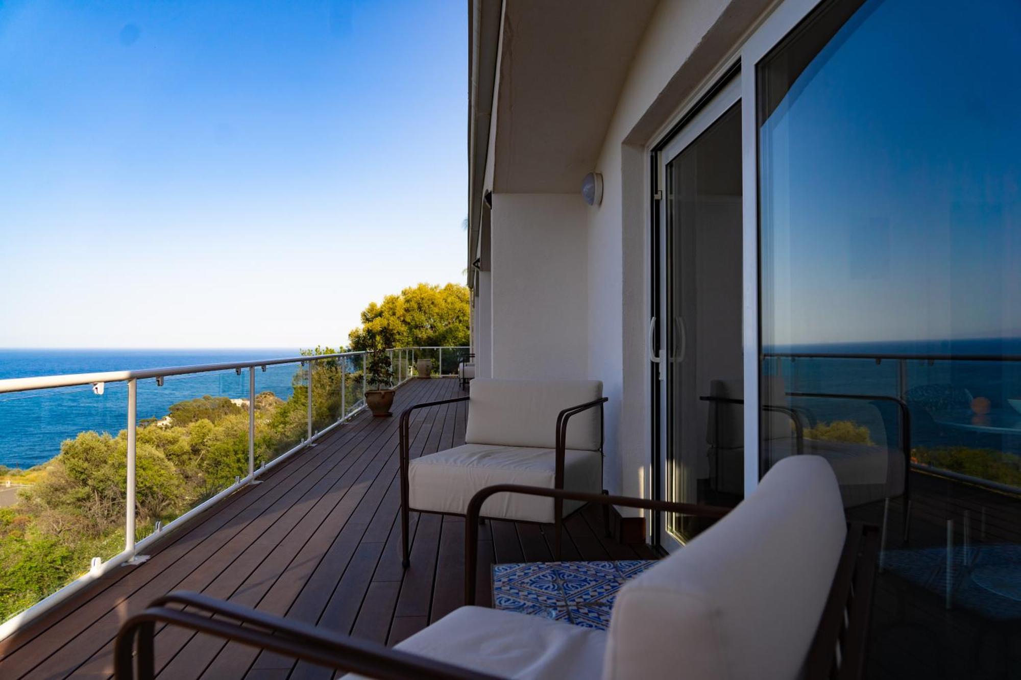 Luxury Taorum Villa With Spectacular Sea Views In Таормина Экстерьер фото